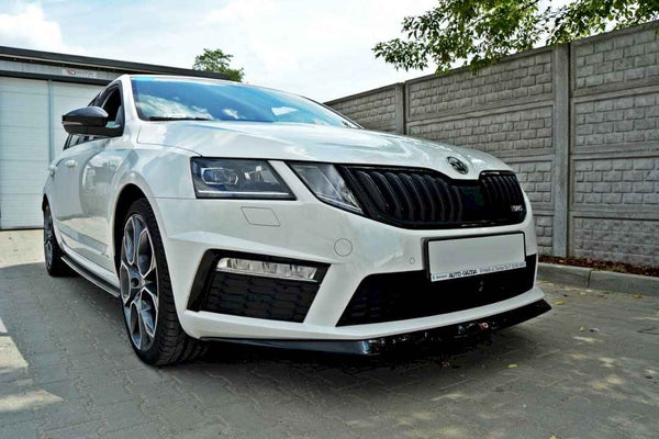 Maxton Design - FRONT SPLITTER V.2 SKODA OCTAVIA MK3 VRS/ MK3.5 VRS