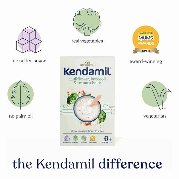 Kendamil Cauliflower Broccoli & Tomato Bake 6+ months 150g