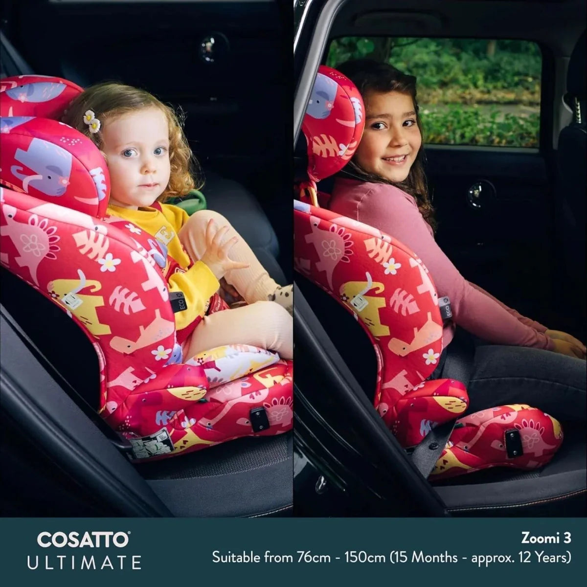 Cosatto Zoomi 3 i-Size Car Seat - D is For Dino