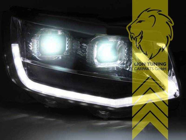 LTG Pair LED DRL  Lightbar Headlights VW T6 15-19 Van Caravelle Transporter LHD