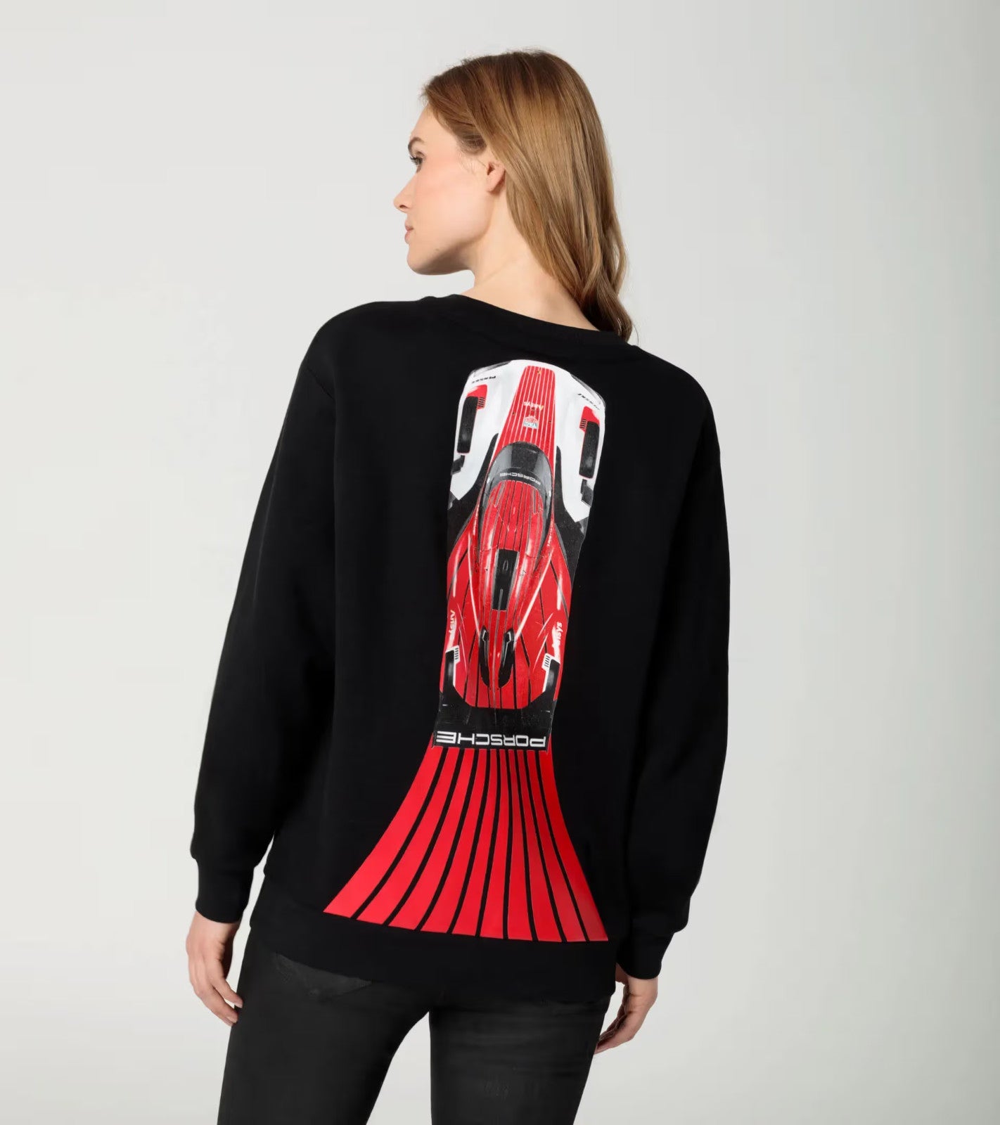 Genuine Porsche Turbo Unisex Sweatshirt Jumper Crew XS - XXXL Black Men Women