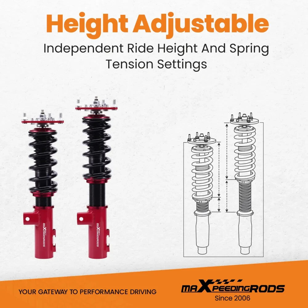 MXPR 24 Level Pro Lowering Coilovers Suspension Hyundai Veloster 2012-2016 1.6L