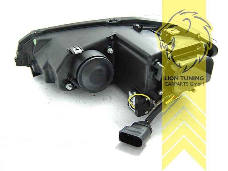LTG Pair LED DRL Dynamic Lightbar Headlights VW Polo 2G AW 17-21 Chrome LHD