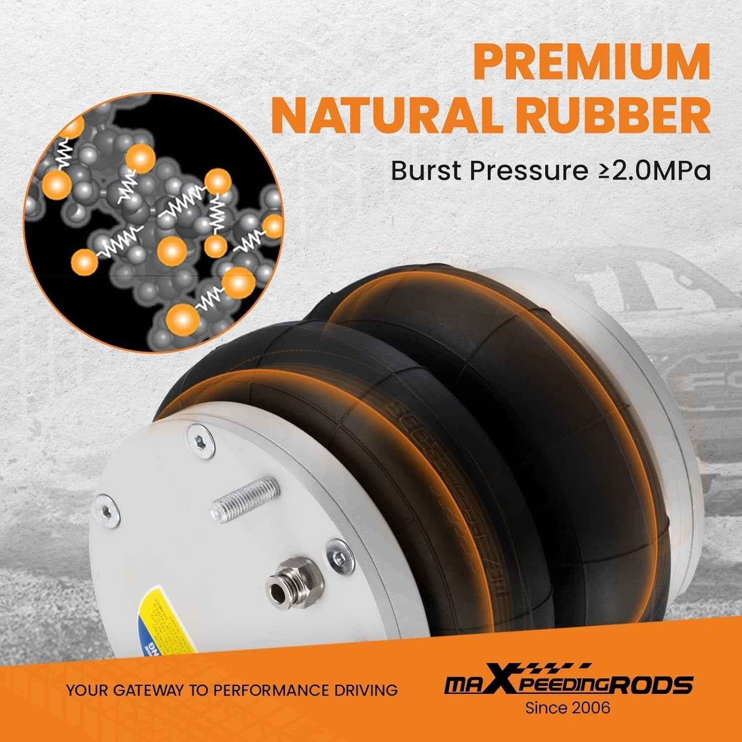 MXPR Air Suspension Spring Bag + Compressor Vauxhall Movano Renault Master 10-24