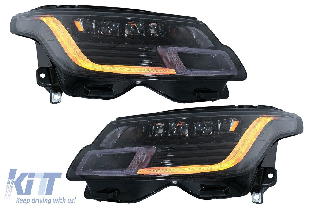 KT Pair LED DRL Dyna Headlights Land Range Rover IV Vogue 13-17 Conv 18+  LHD