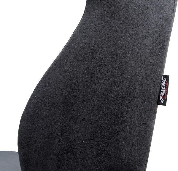 Simoni Racing x2 SRS/12 Charles - Universal Reclining Sports Bucket Seats + Runners Black Alcantara Velour Suede Fabric