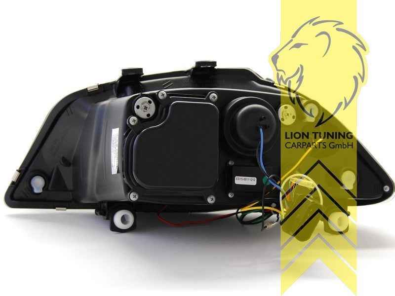 LTG Pair LED DRL Lightbar Headlights Seat Ibiza 6L 6L1 6L2 FL 02-09 black LHD