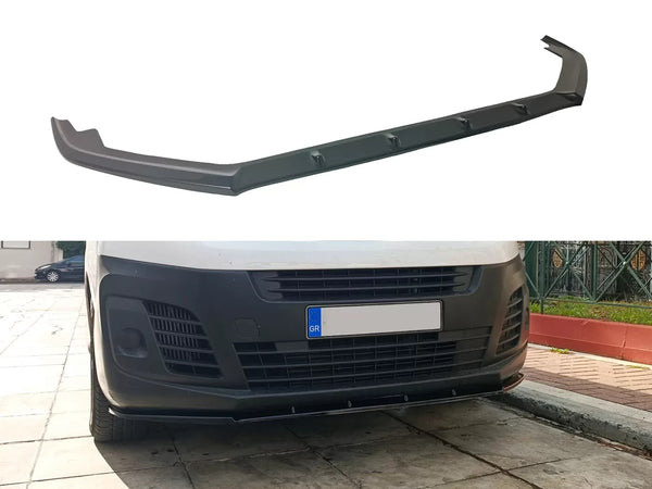 Motordrome Front Bumper Lower Splitter Peugeot Traveller Mk3 2016+ Gloss Black