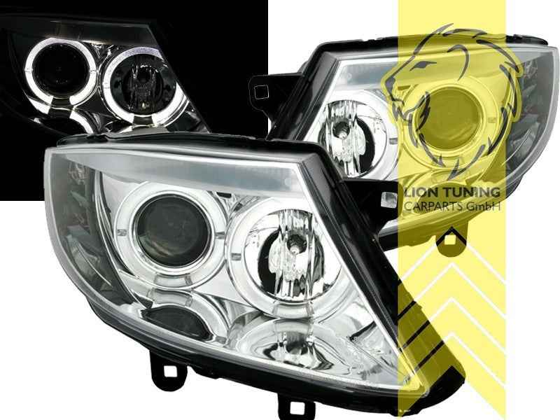 LTG Pair LED DRL Dyna Headlights BMW Z4 E85 Roadster E86 Coupe 03-08 Chrome LHD