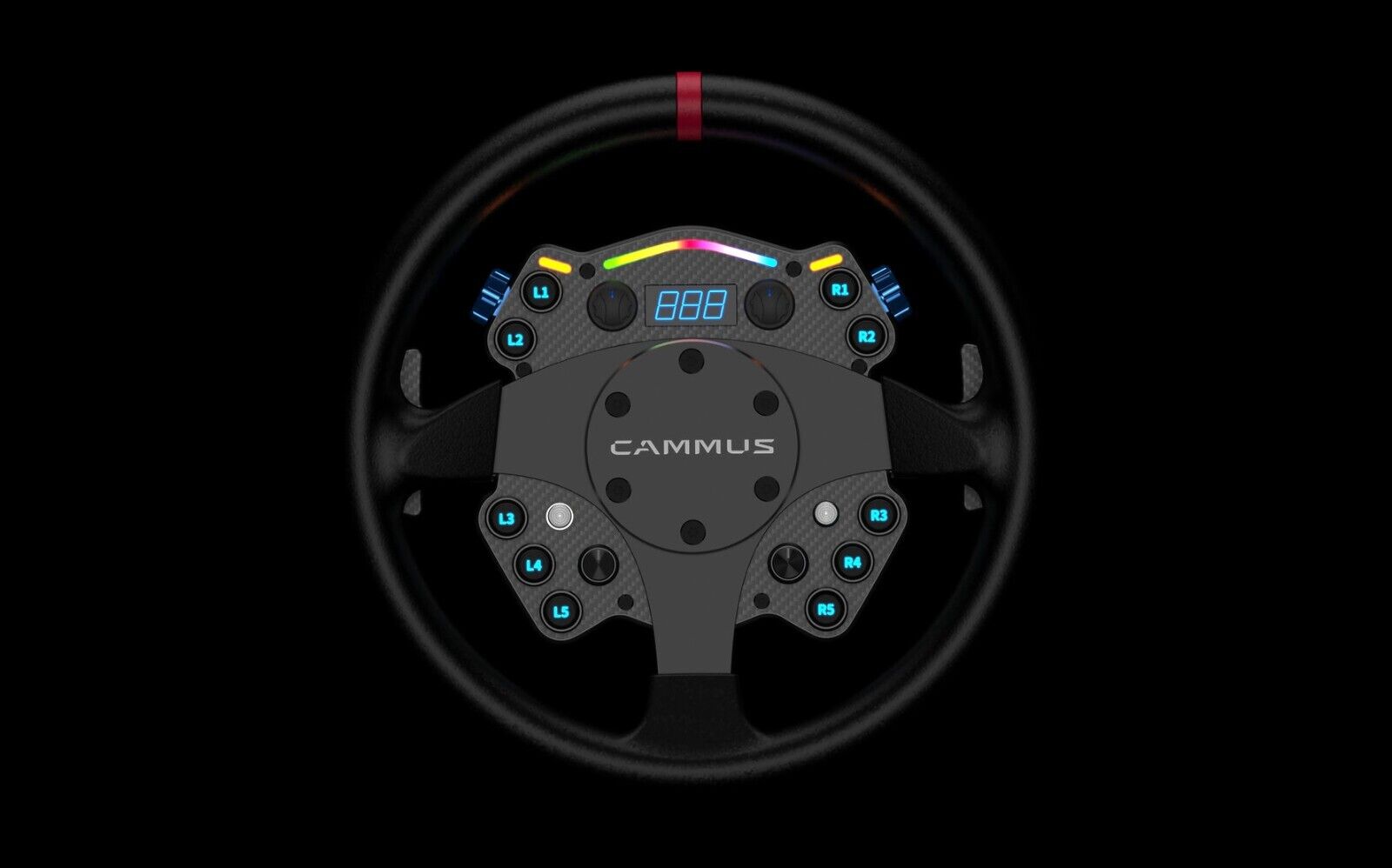 CAMMUS Bundle C12 Steering Wheel + CP5 Pedals + CS5 Clamp BUNDLE - PC Racing Driving Sim Simulator Package Deal