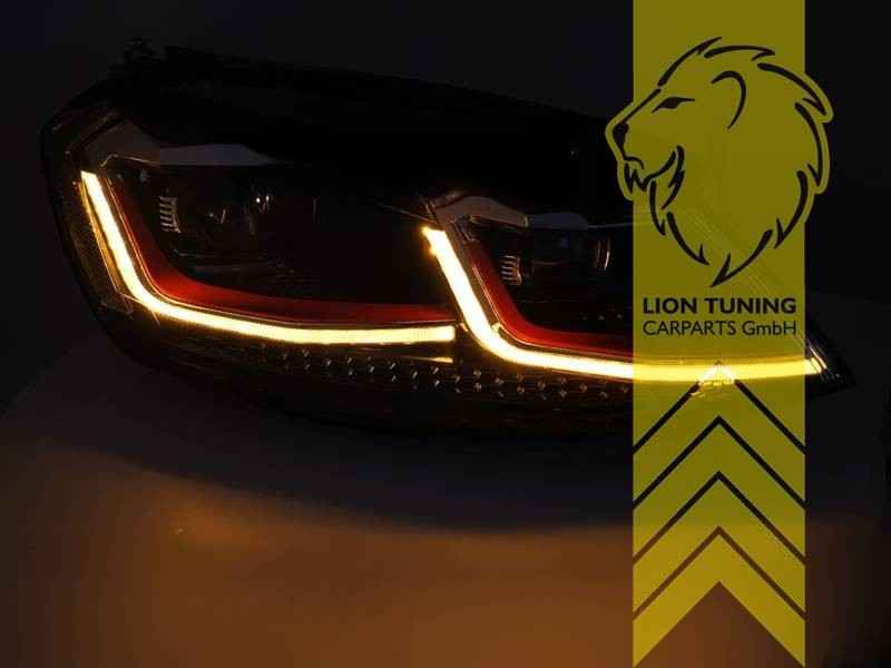 LTG Pair LED DRL  Lightbar Headlights VW Golf 7 Facelift 7.5 Saloon Variant LHD