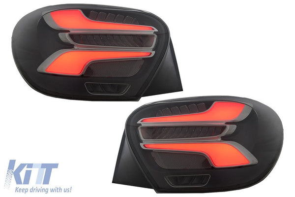 KT Pair LED Rear Lights Merc A-Class W176 13-08.15 Smoke Facelift AMG Style LHD
