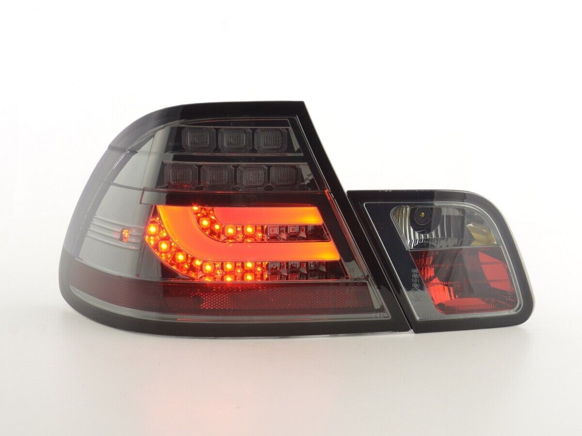 FK Pair Smoke BLACK LED REAR LIGHTS BMW 3-series E46 Coupe 03-07 black LHD