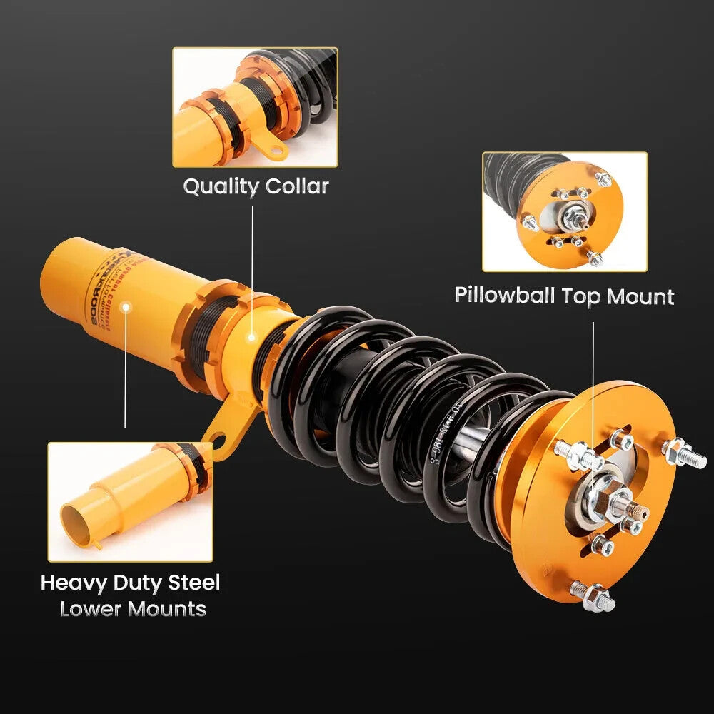 MXPR Adjustable Height Lowering Coilovers Kit BMW E46 3 98-06 325i 330i