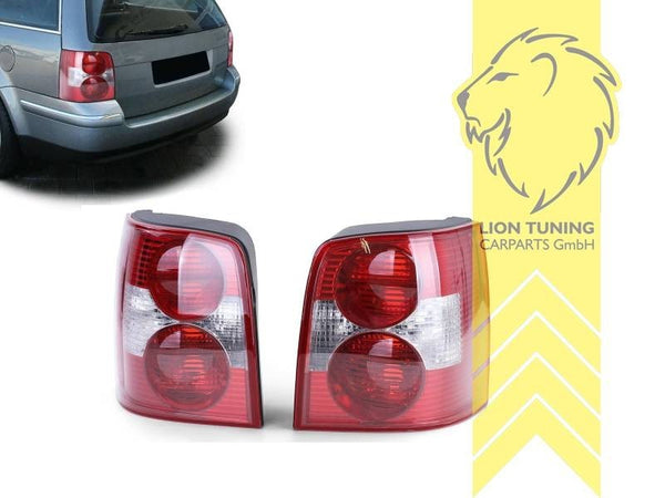 LT Pair Halogen Rear Lights VW Passat 3BG B5 00-05 Variant red & white LHD