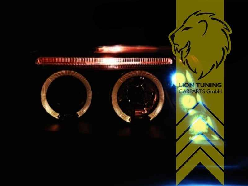 LTG Pair LED DRL Halo Ring Headlights VW Passat B5 3BG Sedan Variant 00-05 LHD