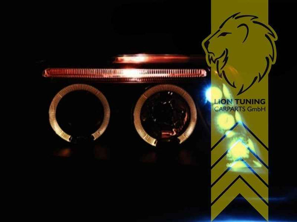 LTG Pair LED DRL Halo Ring Headlights VW Passat B5 3BG Sedan Variant 00-05 LHD