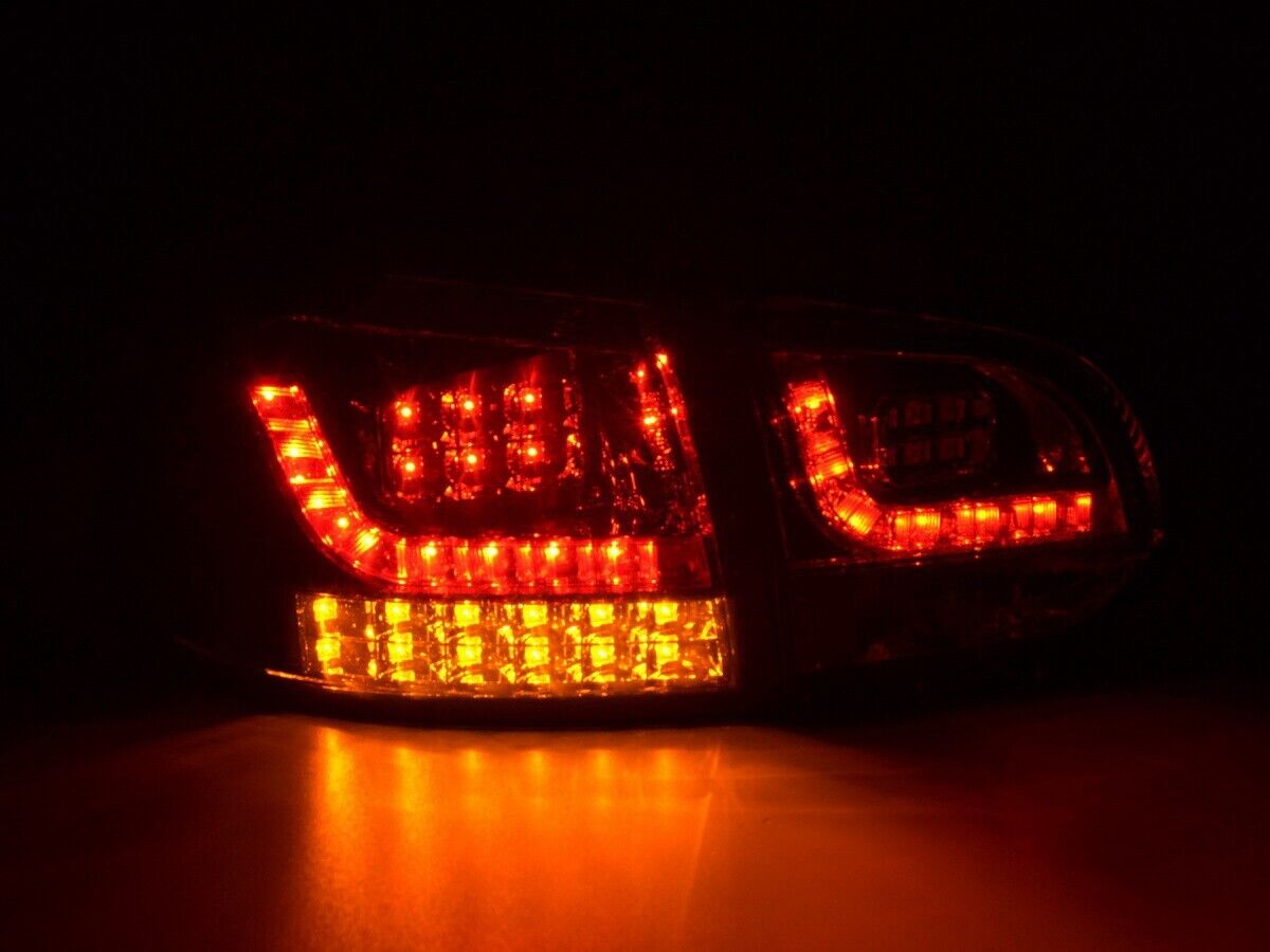 FK Pair VW GOLF 6 MK6 08-12 1K LED REAR LIGHTS Lightbar Tail Lamps Smoke RHD