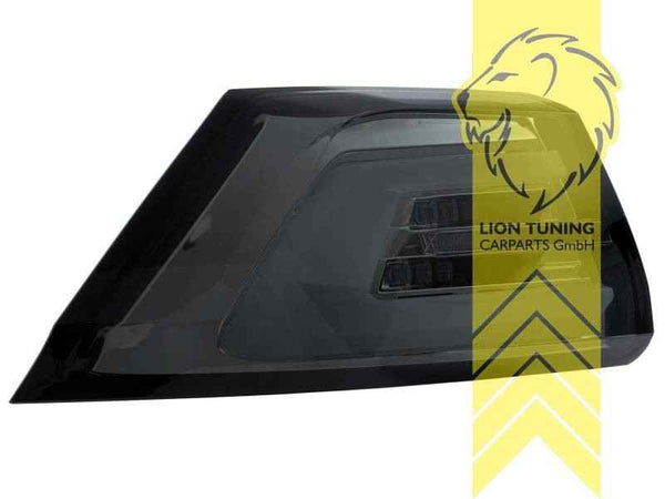 LT Set LED REAR LIGHTS LAMPS TAIL VW Golf 7 BA5 13+ Variant Black Smoke Grey LHD