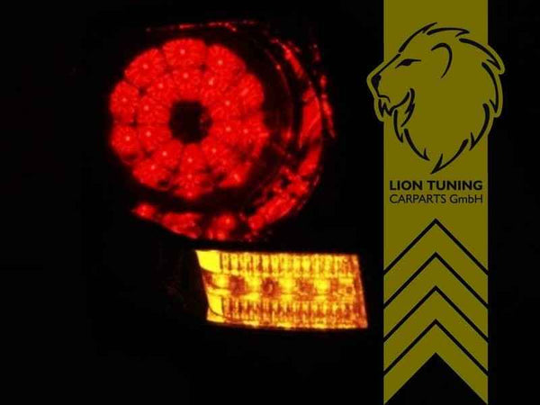 LT Pair DYNAMIC LED DRL Rear Tail Lights Range Rover 3 LM 02-12 Black Smoke LHD