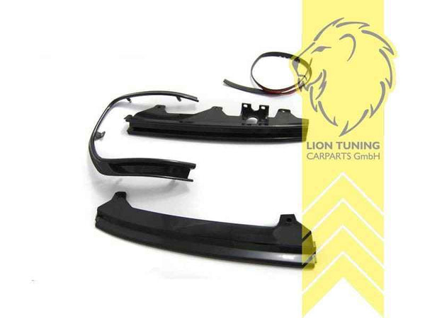 LTG Pair LED Halo DRL Headlights Toyota Land Cruiser FJ 80 J8 Black EXPORT ONLY