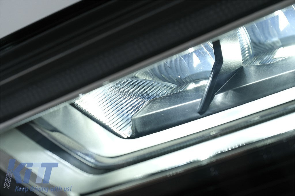 KT LUXE Pair Full LED DRL Seq Dyna Headlights Audi A3 8V Pre-Facelift 13-16 LHD