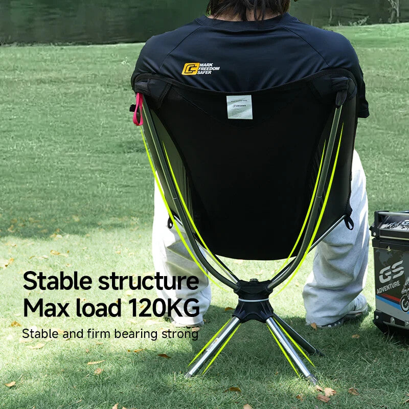 Cokima CK7-SC02 LunarSpin 360° Rotating Moon Chair Portable Camping Fishing