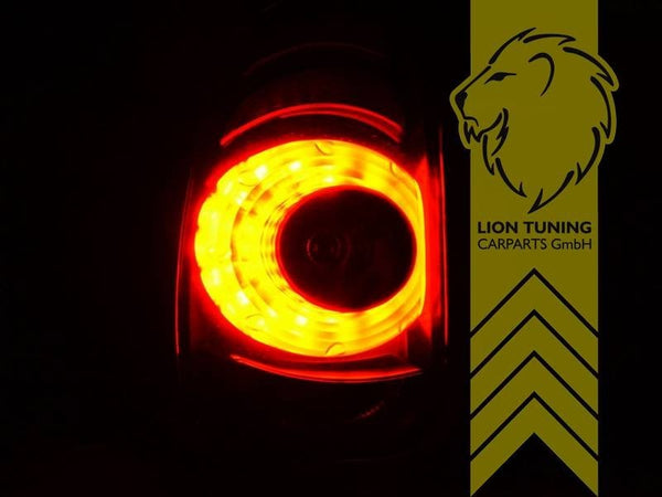 LT Pair LED Lightbar Rear Lights Tail Mini Countryman R60 White Clear Chrome