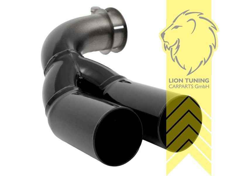 LTG Stainless steel exhaust tailpipe Twin Pipe BMW F30 F31 F32 F33 F36 11-21