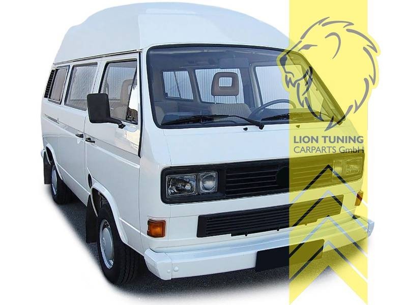 LT Aftermark Headlights VW T3 Van Multivan Caravelle Bus Box Flatbed 79-92 black