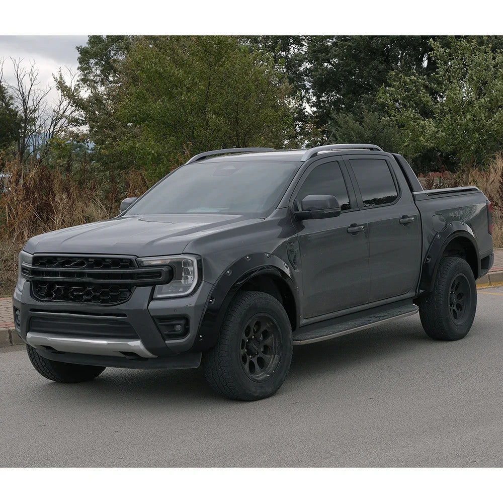 OW Fender Flares Wide Arch Kit FORD Ranger T9 2022+ ABE TUV Black ABS