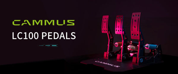 CAMMUS Direct Drive Racing Wheel Sim Simulator LC100 Pedals Set