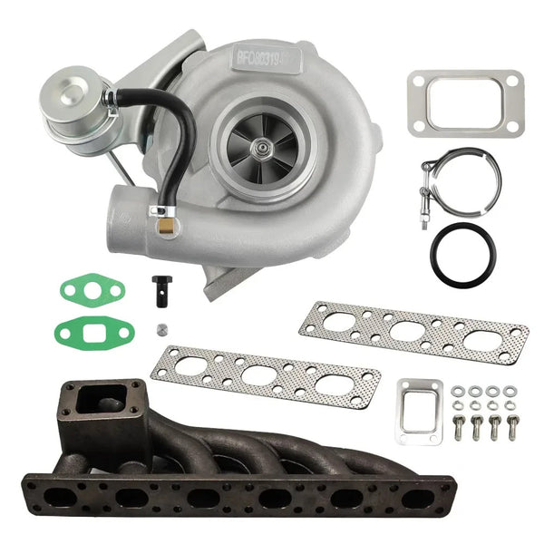 MXPR Universal Turbo Charger T3 T04E V-band BMW E39 E38 E36 E46 Z3 M52 M50
