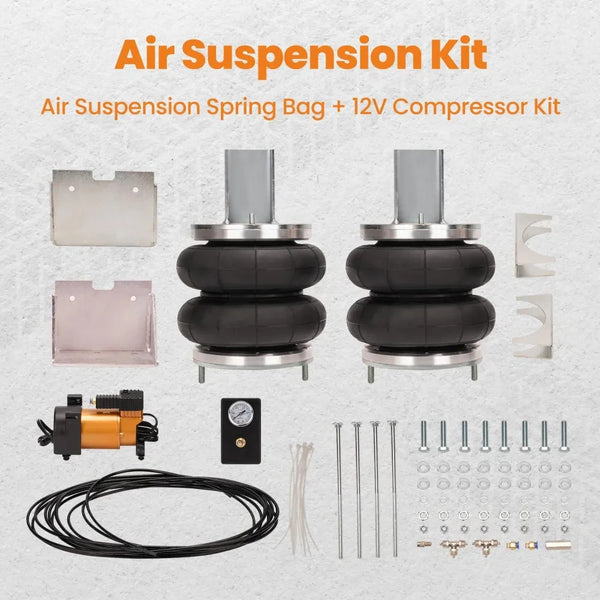 MXPR Air Suspension Spring Bag + 12V Compressor Kit Iveco Daily 35s, 35L 06-14