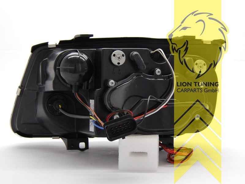 LTG Pair LED DRL Halo Ring Headlights VW Bora sedan variant 1J2 1J6 98-05 LHD
