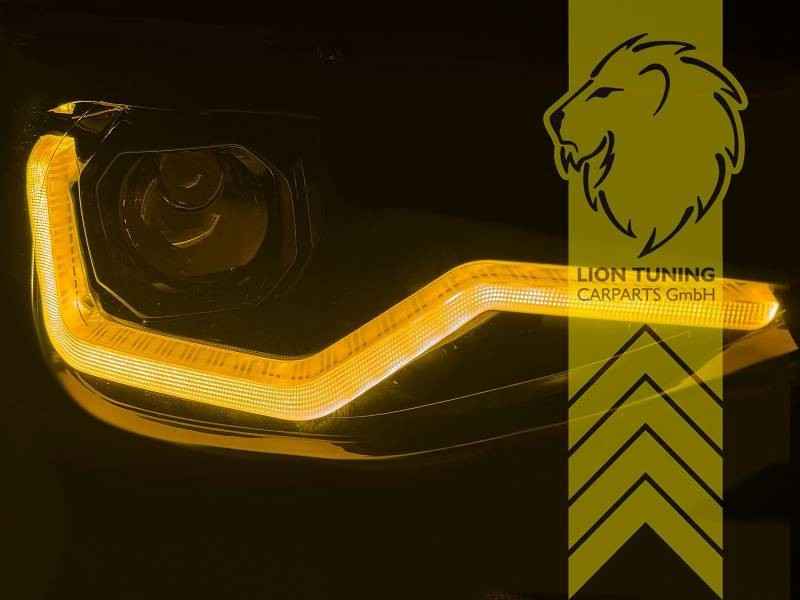 LTG Pair LED DRL Halo Ring Lightbar Headlights BMW 1 Series F20 F21 10-14 LHD