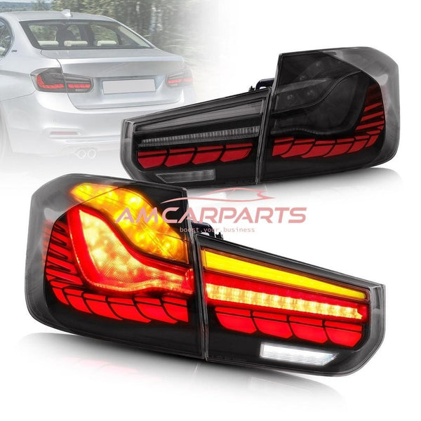 AMCP LED Lightbar Rear Lights Tail Lamps SEQ BMW 3 F30 F80 Sedan 13-18 LHD