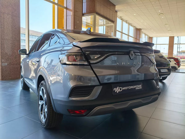Motordrome Boot Tailgate Rear Wing Lip Spoiler Renault Arkana Mk1 Gloss Black