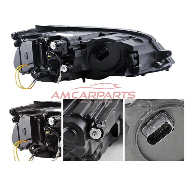 AMCP Pair LED Halo Headlights VW Golf 7 Pre-Facelift 12-17 XENON Style LHD