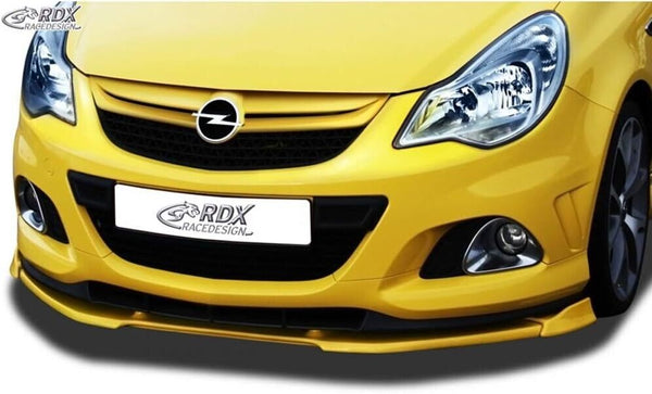 RDX Opel Corsa D FL Facelift Front Bumper Splitter Lip Diffuser Spoiler Valance