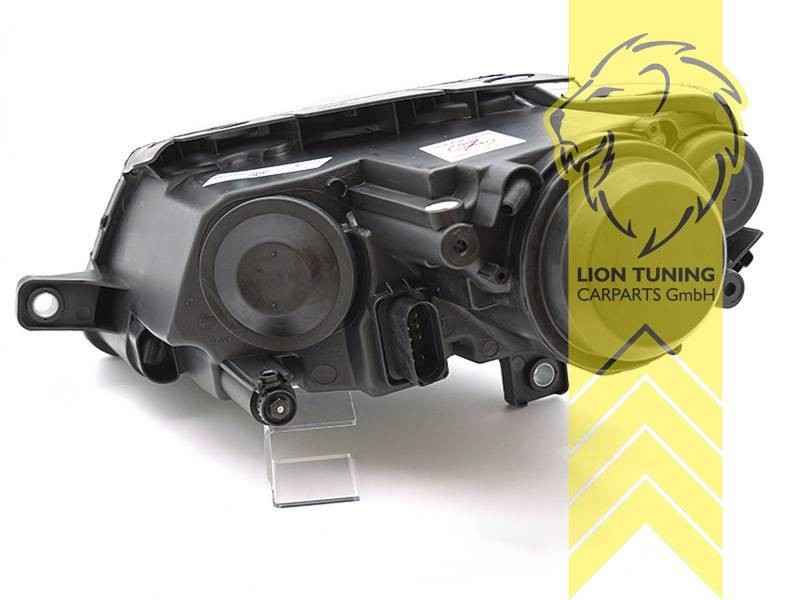 LTG Pair EE Halogen Headlights VW Passat B6 3C 35 05-10 sedan variant black LHD