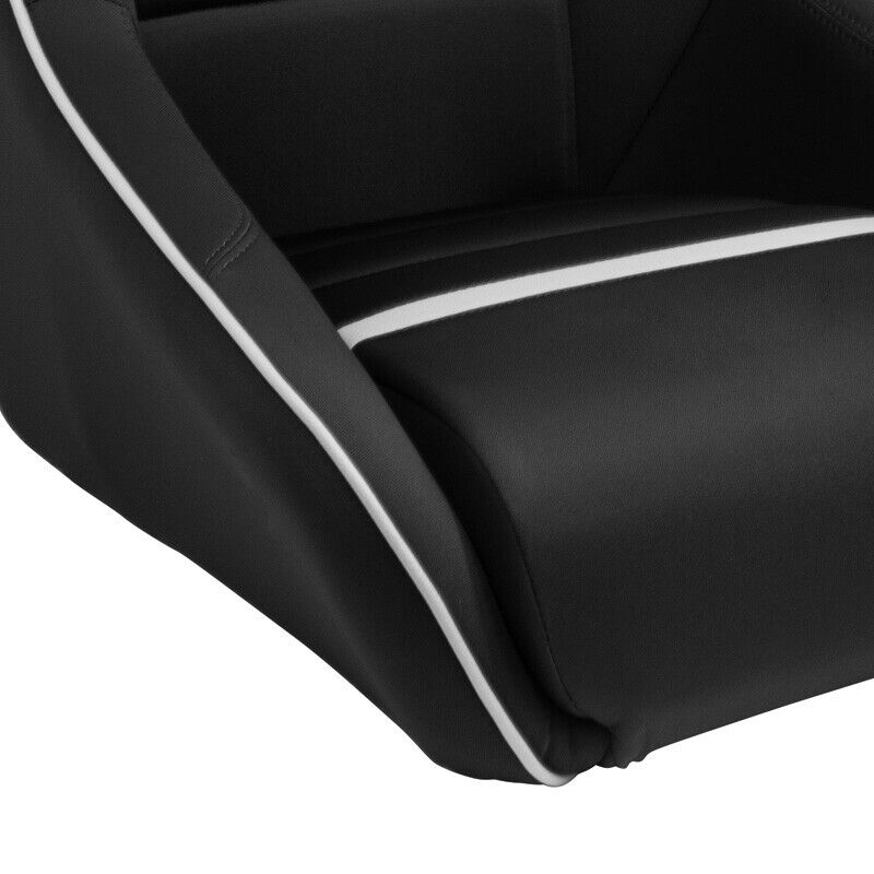 AS x1 Univ Classic RS Black Grey Car Retro Kit Fixed Back Bucket Seat + slides