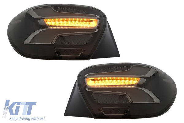 KT Pair LED Rear Lights Merc A-Class W176 13-08.15 Smoke Facelift AMG Style LHD