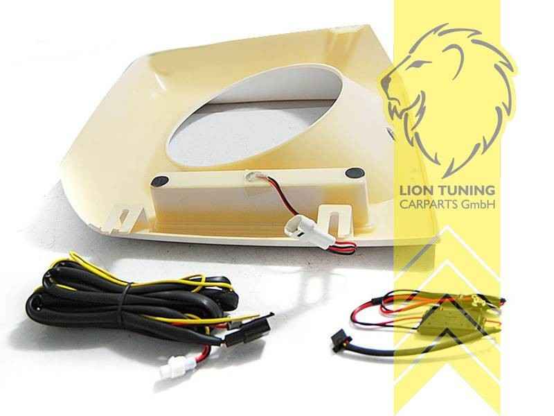 LTG Pair LED DRL Headlights Surrounds Mercedes W461 W463 89-12 Silver