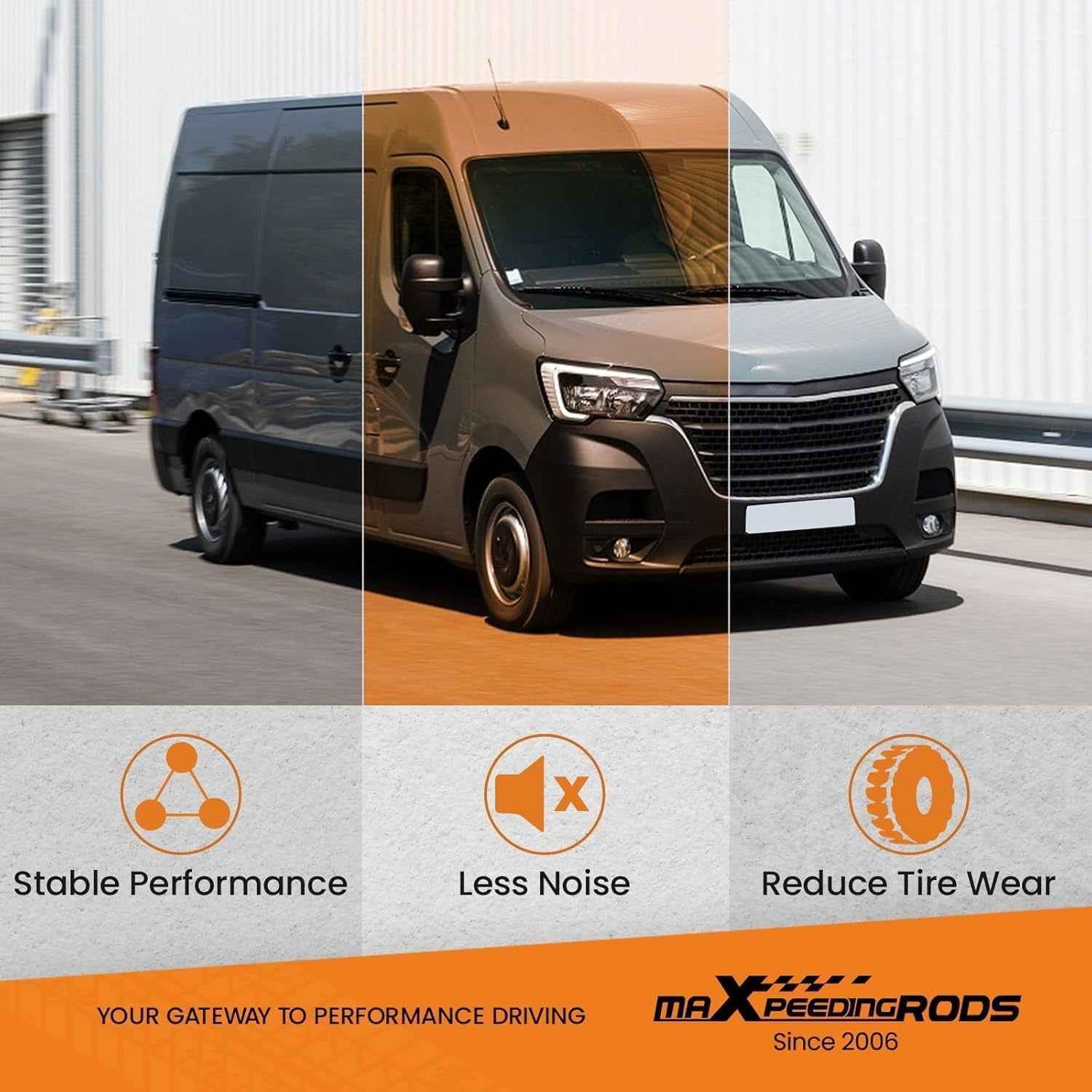 MXPR Air Suspension Spring Bag + Compressor Vauxhall Movano Renault Master 10-24