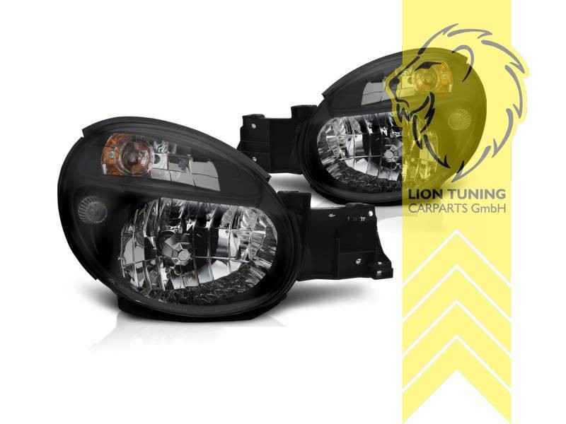 LTG Aftermarket Halogen Headlights Subaru Impreza 2 GD Black LHD EXPORT ONLY