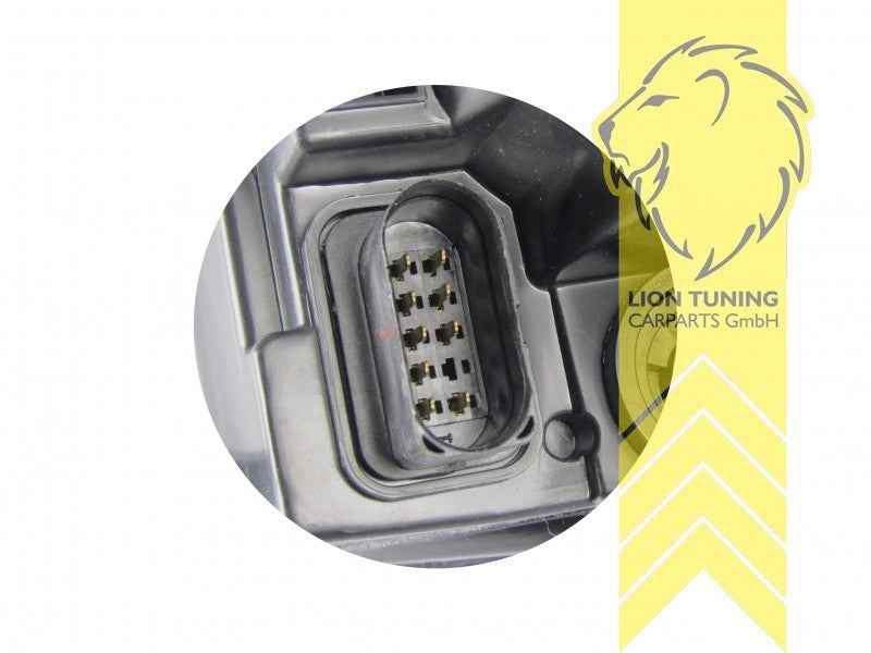 LTG Pair DEPO Halogen Headlights VW Golf 5 1K1 1K5 03-09 sedan Variant black LHD