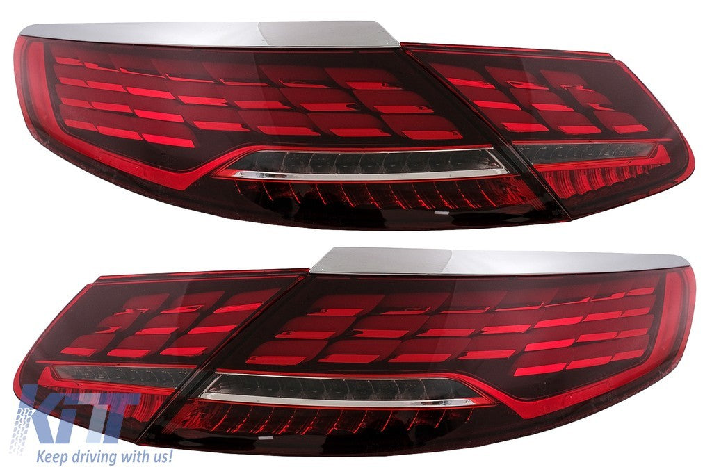 KT Pair LED Rear Lights Merc S-Class Coupe C217 Cabrio A217 15-17 S63 S65 LHD