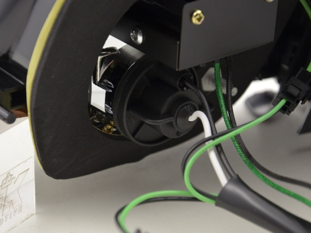 FK Pair VW GOLF MK6 MK 6 08-12 1K LED REAR LIGHTS Lightbar BLACK GTI RHD