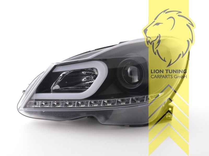 LTG Pair LED DRL Lightbar Headlights Mercedes W204 S204) Facelift 11-15 LHD